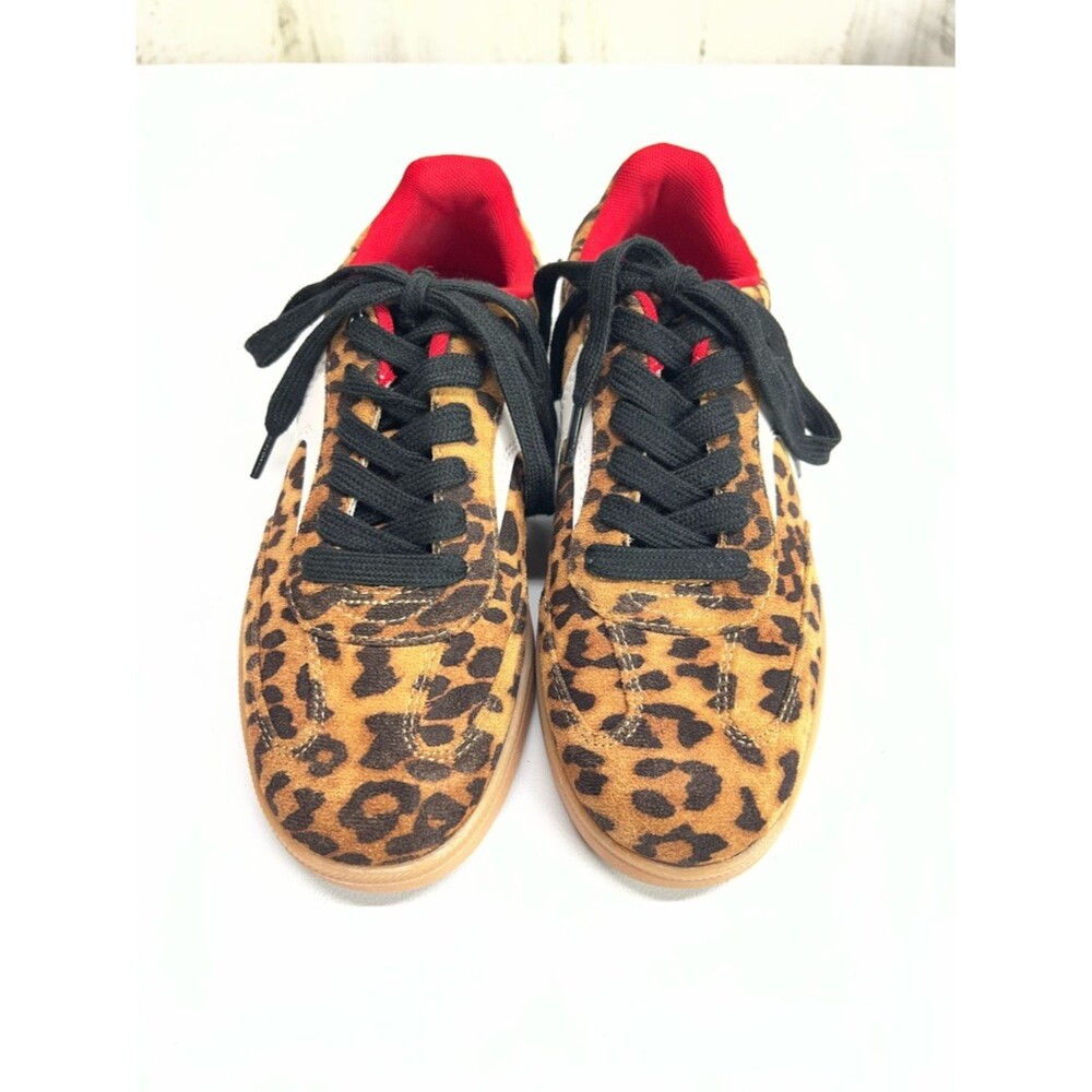 Nicole Miller New York Leopard Print Sneakers Womens Size 6 - Picture 2 of 6